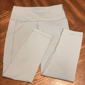 23” Slate Gray Crop Legging